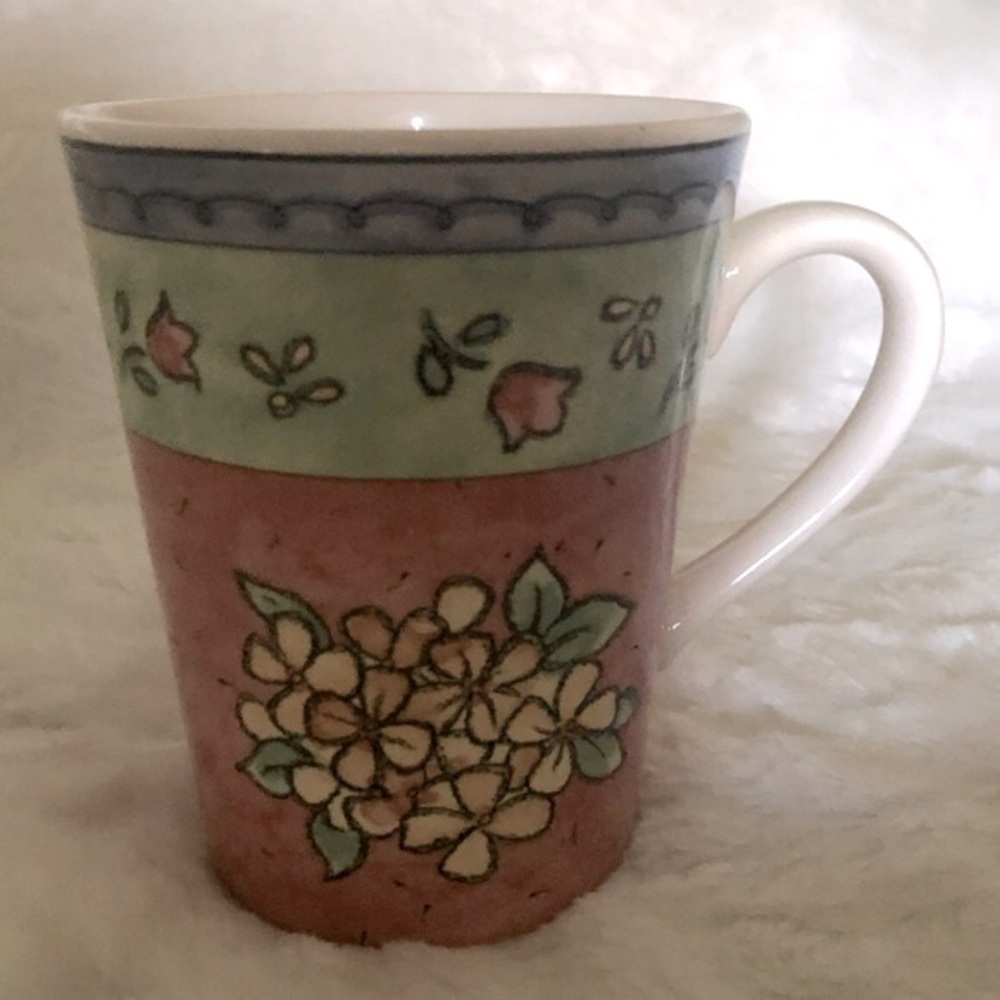 Sango Watercolors 3000 Vintage 1999-2001 Blueberry Sky Sue Zipkin Mug